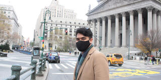 John Iosefo in New York City