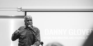 Danny Glover speaks at the fifth annual Critical Diversity Studies Forum