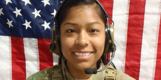 School of Nursing and Health Professions alumna 1st Lt. Jennifer Moreno '10 