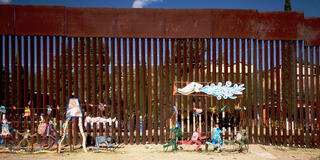 US-Mexico border fence