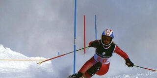 USF sophomore Ani Serebrakian skiing for the Armenian women’s Olympic team