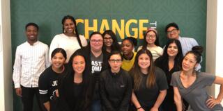 MPH Dean Medal Winner Amy Ma (second from right) and her peers