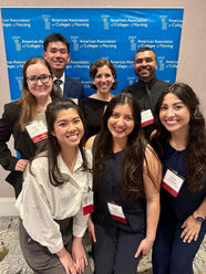 USF nursing students posing at the AACN Policy Summit