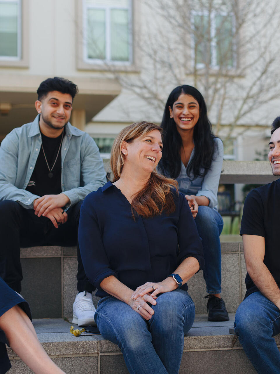 Biotech Students smiling.
