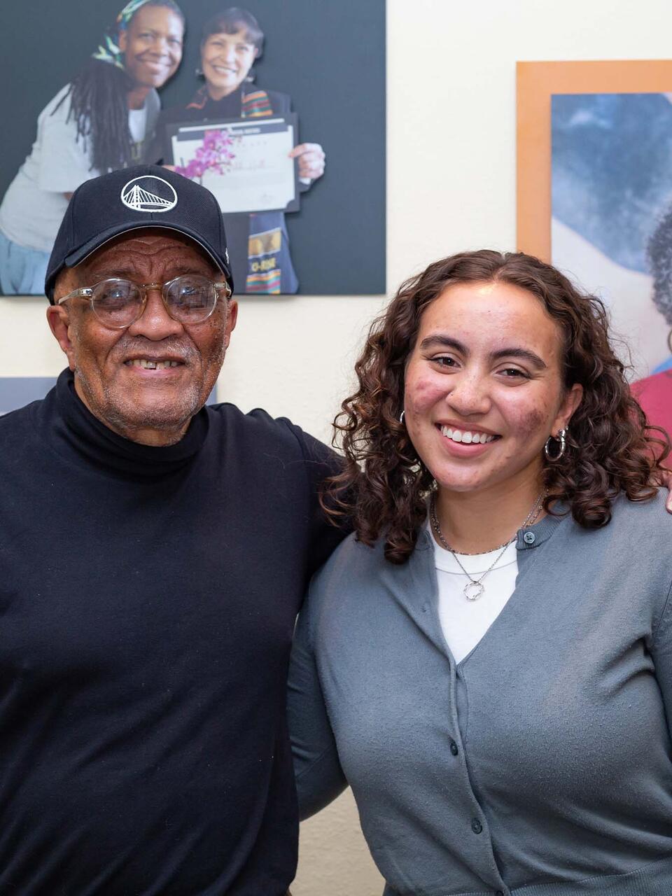 Olivia Brown with another person